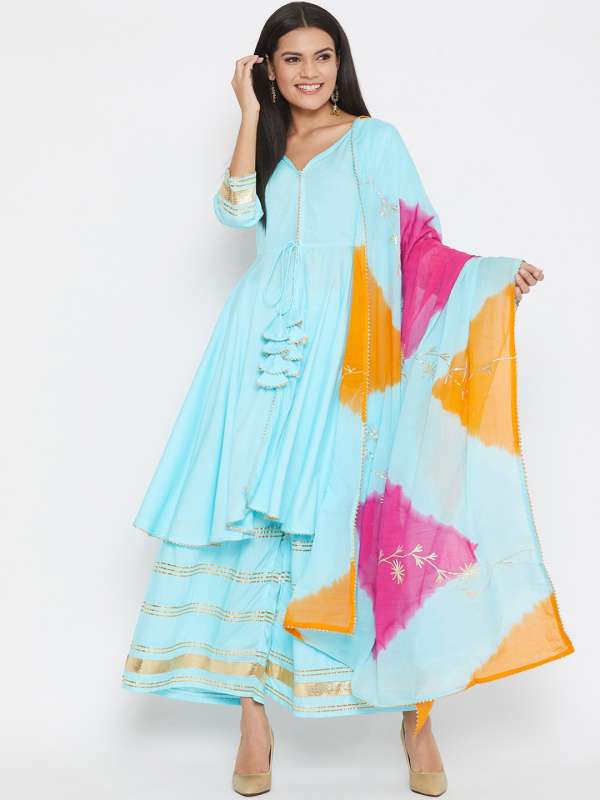 sharara suit myntra