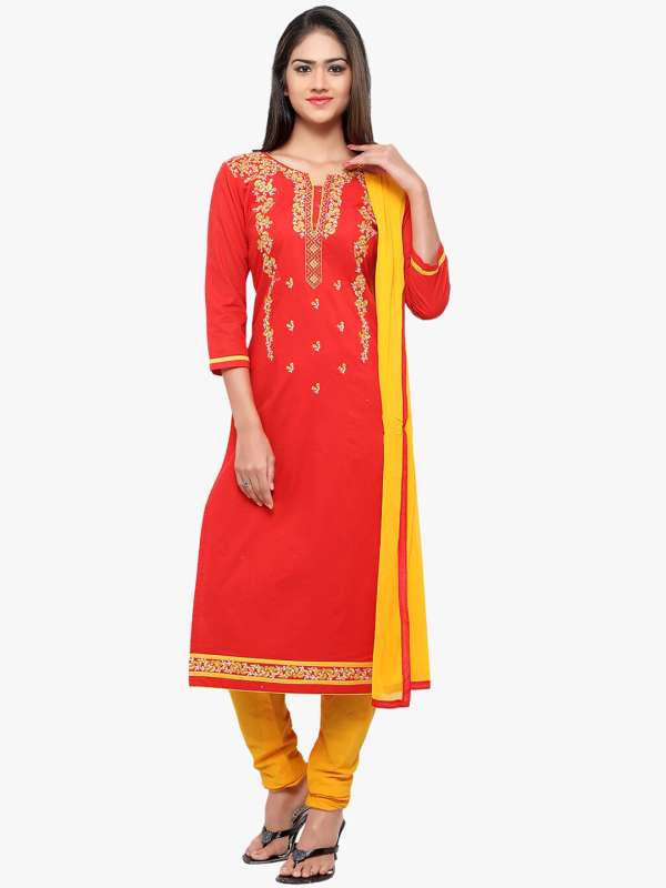 myntra churidar materials below 500