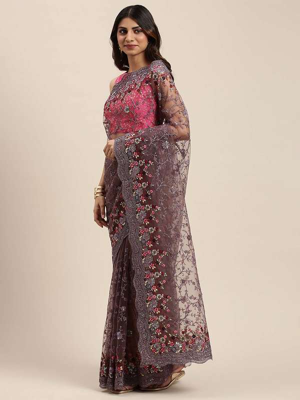 myntra net saree