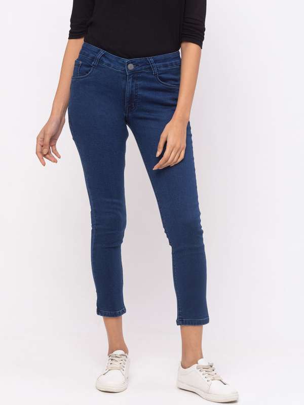 Women's Denim Slim Fit Ankle Length Jeans. - Daraz India