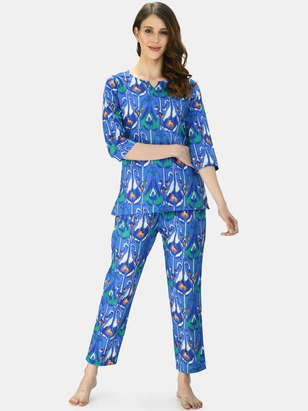 Myntra satin night suit