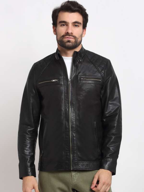Black Leather Jackets Buy Black Leather Jackets online in India