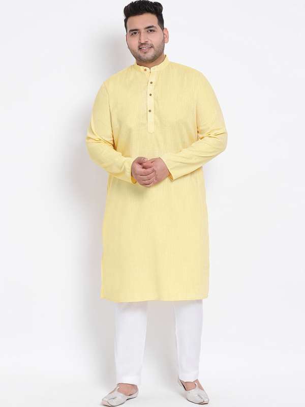 Men Yellow Kurtas Kurta Pyjama Buy Men Yellow Kurtas Kurta
