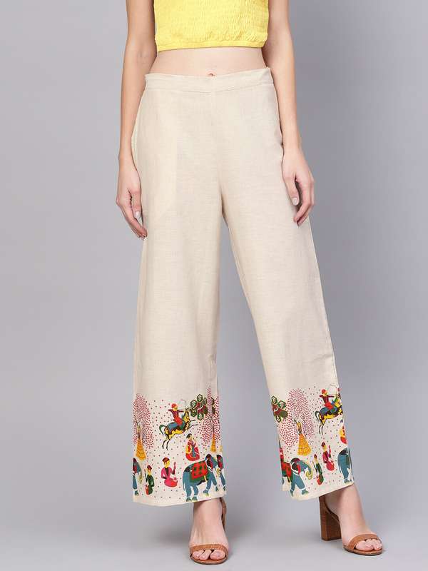 Straight palazzo pants online clearance
