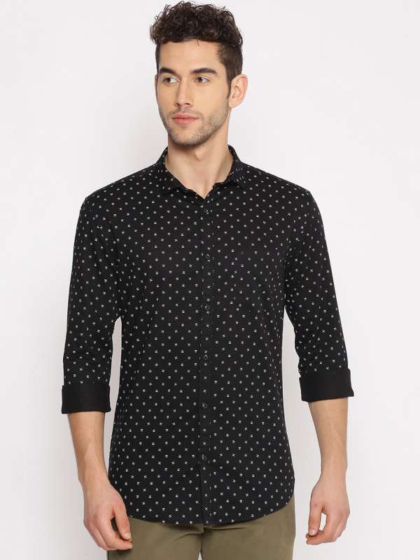 white with black shirt