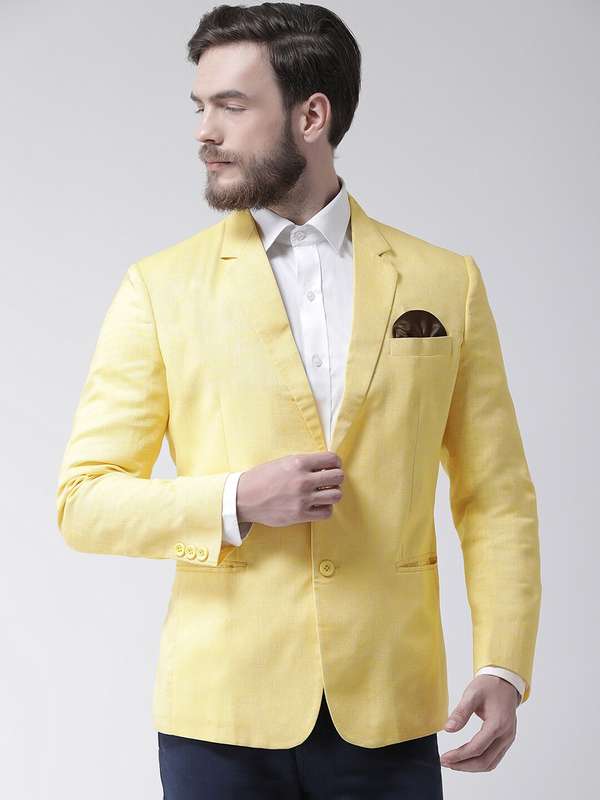 blazer yellow colour