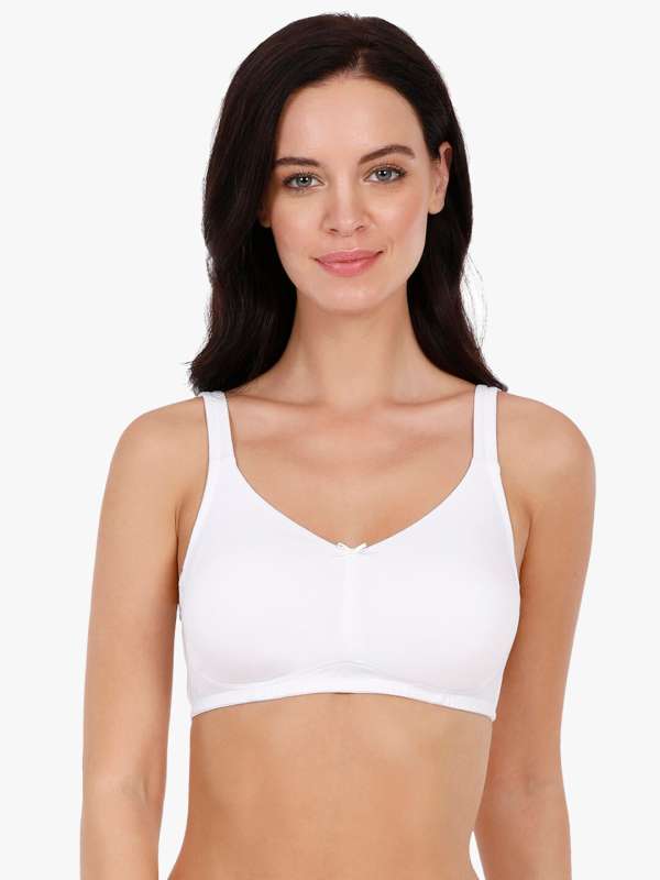 Amante Solid Non Padded Skins Support Scoop Neck Slip-On Bra - BRA83501 -  Price History