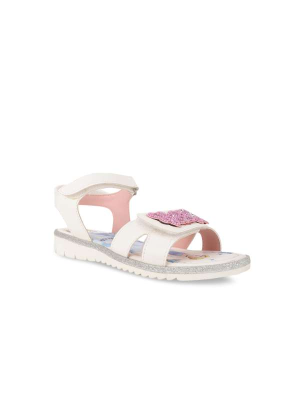 Girls white best sale sandals size 1