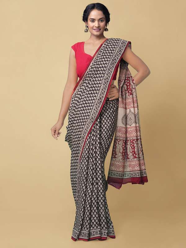 Myntra cotton sarees clearance