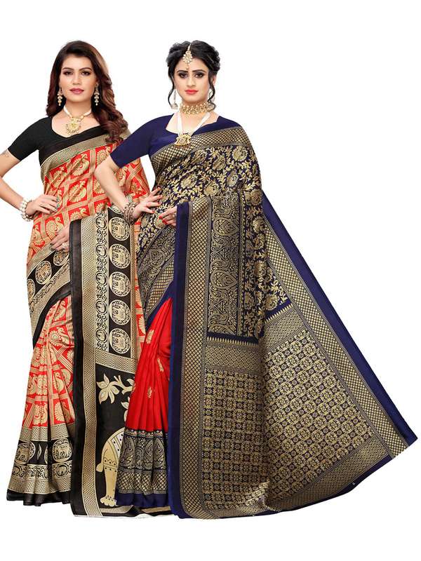 Saree for diwali festival myntra clearance