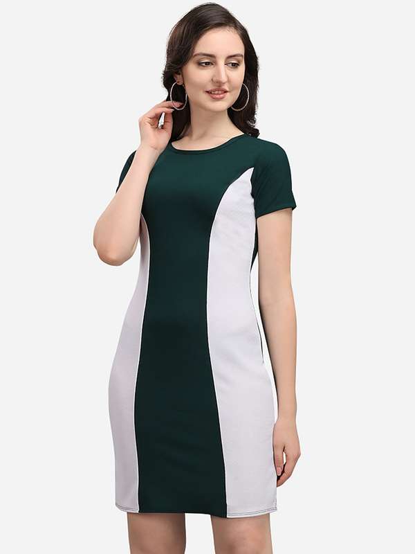 turtleneck bodycon dress