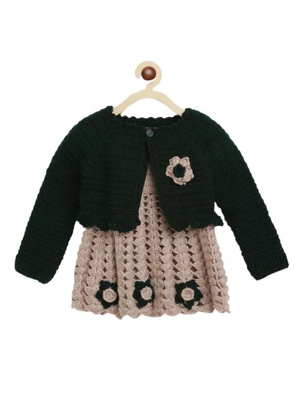 Woolen party wear dresses for shop baby girl