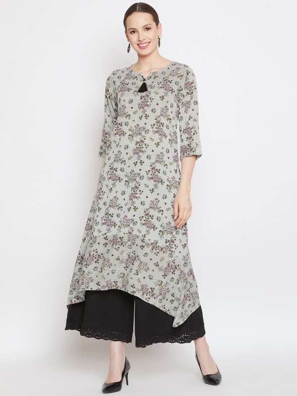 Buy Trendy Crepe Kurtis Online in India