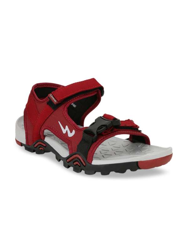 Red sale tag sandals