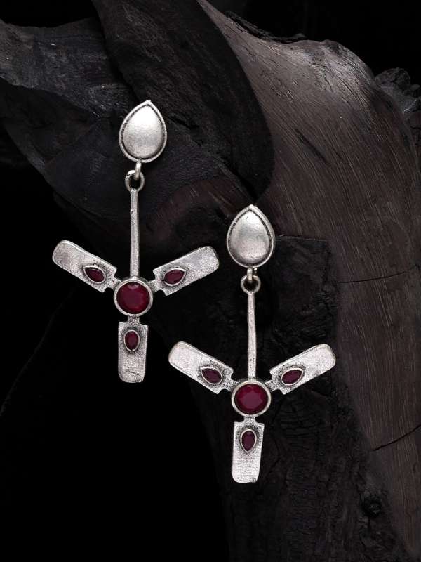 Chalk By Pantaloons F Hoop Earrings Buy Chalk By Pantaloons F Hoop Earrings online in India