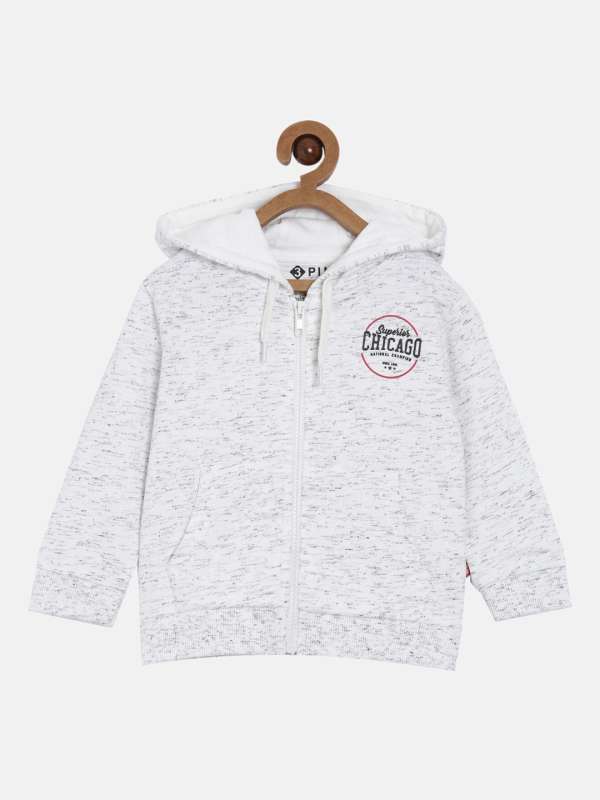 white hoodie myntra