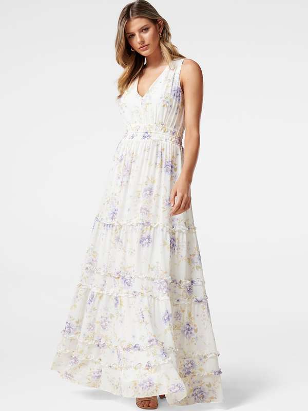 Myntra white dress clearance