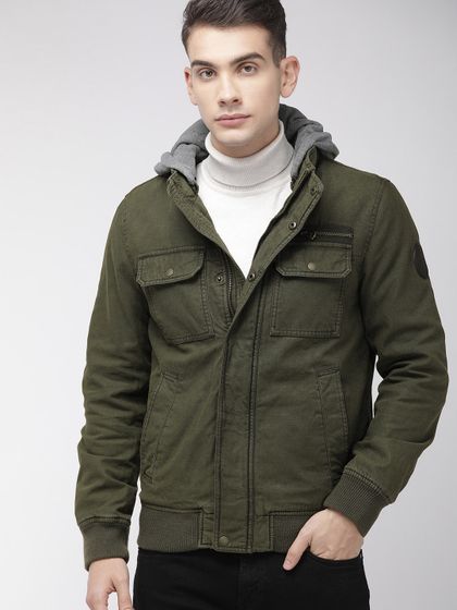 levi's green bomber jacket