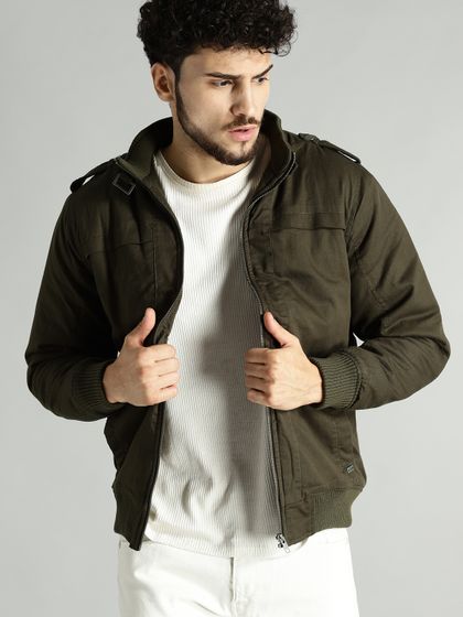 bomber jacket men myntra