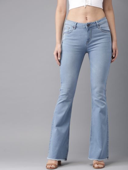 myntra flared jeans