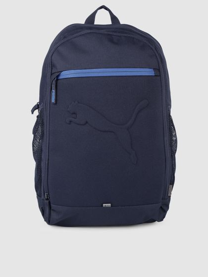 Puma unisex navy buzz backpack Clearance