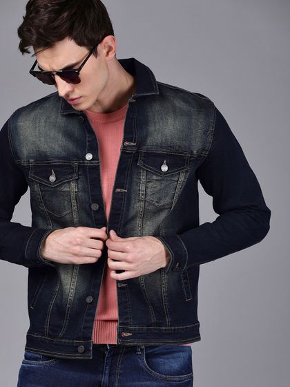 Blue Denim Jacket - Jackets for Men 