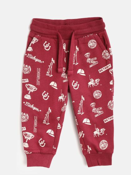 maroon joggers kids