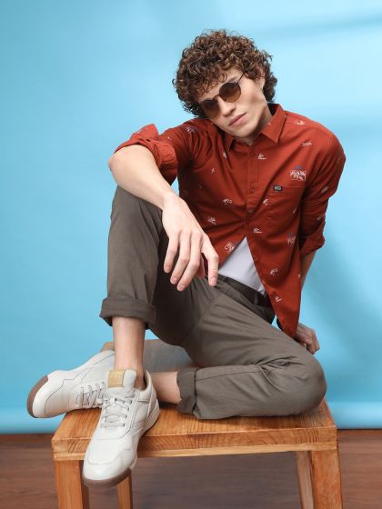 H&m men's casual online shirts