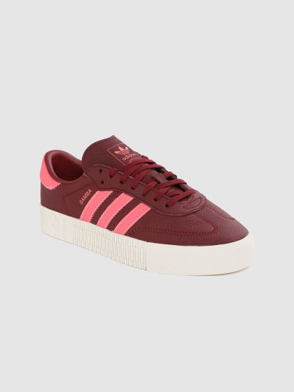 adidas samba rose burgundy