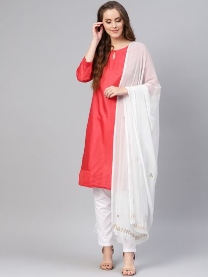gota patti suit myntra