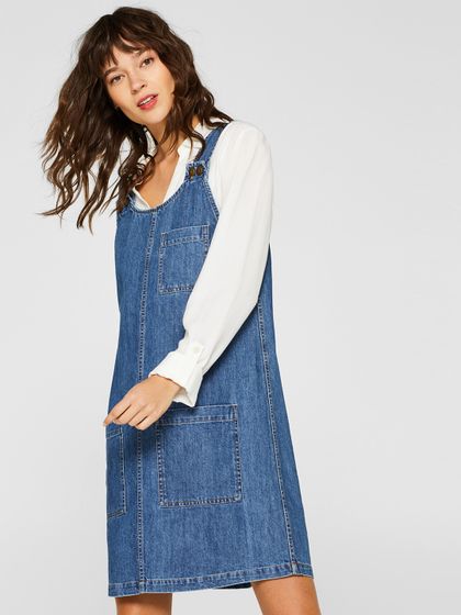 vero moda dungaree dress