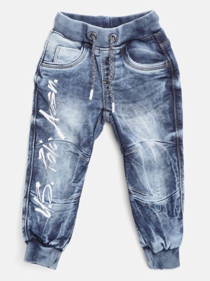 kids denim joggers