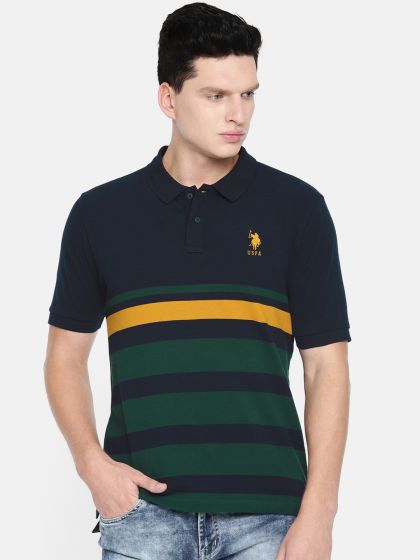 us polo t shirts myntra