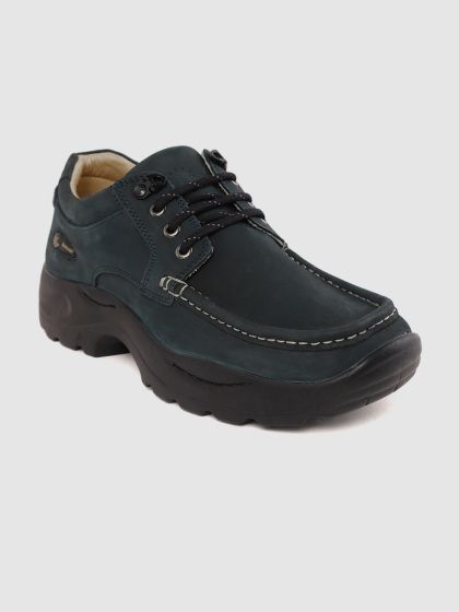 woodland navy blue lifestyle shoes