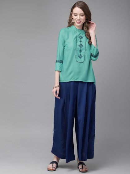 Palazzo and short kurti Clearance