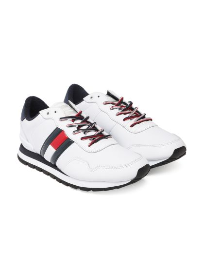 tommy hilfiger leather lifestyle sneaker