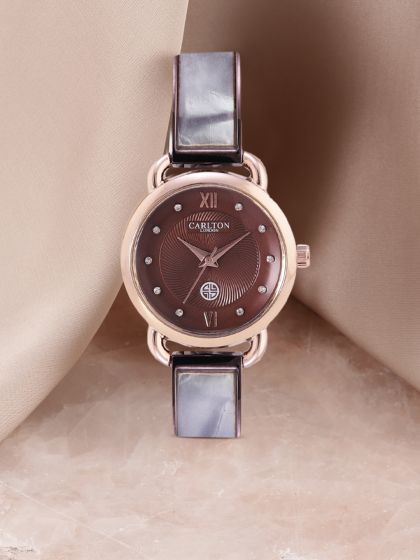 Buy Titan Women Gunmetal Toned Analogue Watch 2498SL02 Watches