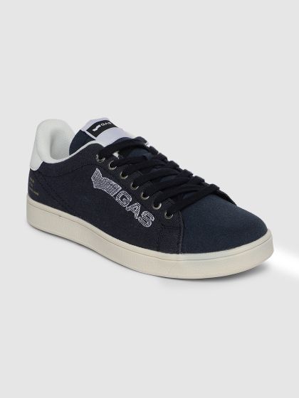 gas navy blue sneakers