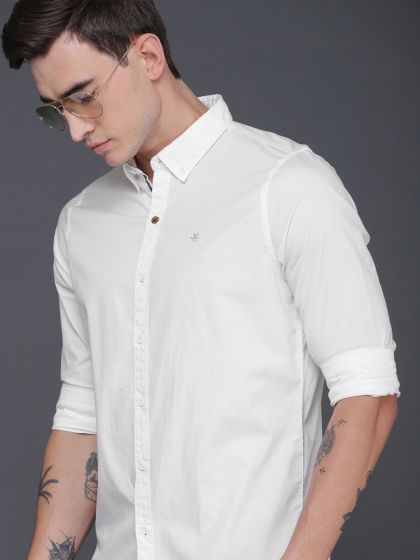 Buy LOUIS PHILIPPE SPORTS Off White Men's Solid Casual Shirt
