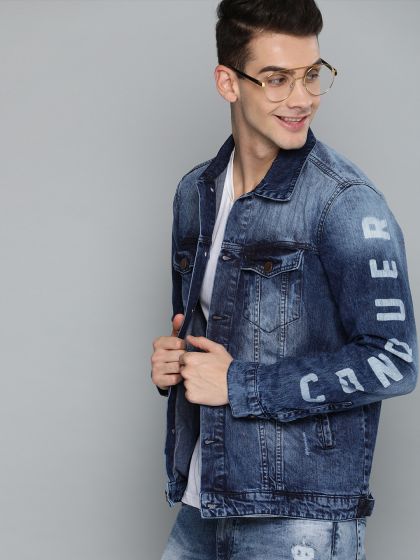 here&now denim jacket