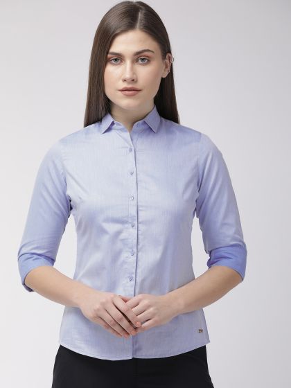 park avenue women's solid formal shirt