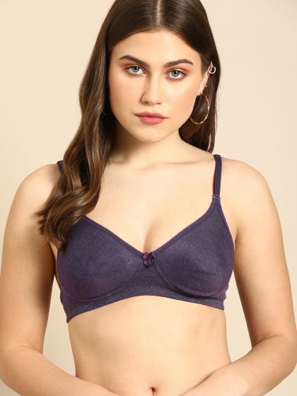Buy Zivame Red Lace Underwired Lightly Padded Everyday Bra - Bra for Women  2347949