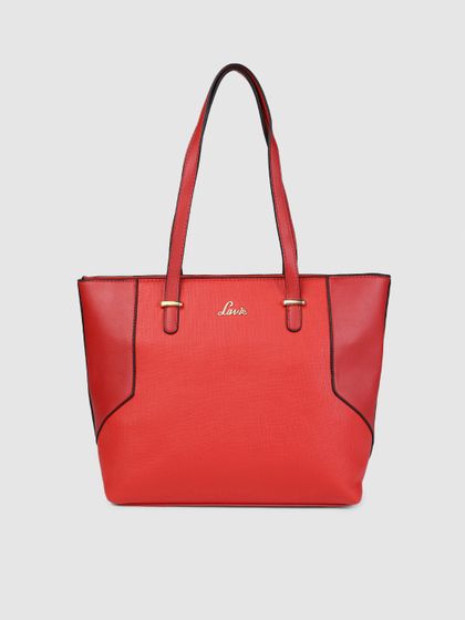 Lavie red solid shoulder bag clearance