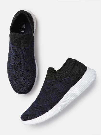 Black Slip On Sneakers - Casual Shoes 