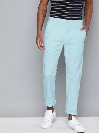 Mint green trousers mens Clearance