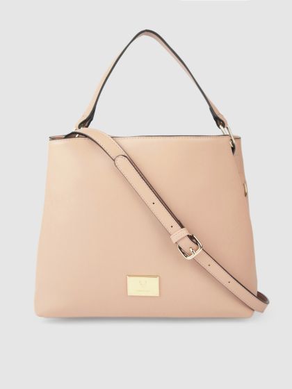 allen solly mustard yellow handbag