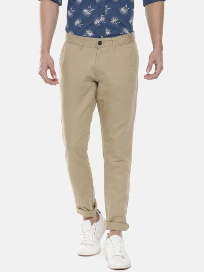 Buy Pepe Jeans Olive Regular Fit Trousers for Men Online  Tata CLiQ