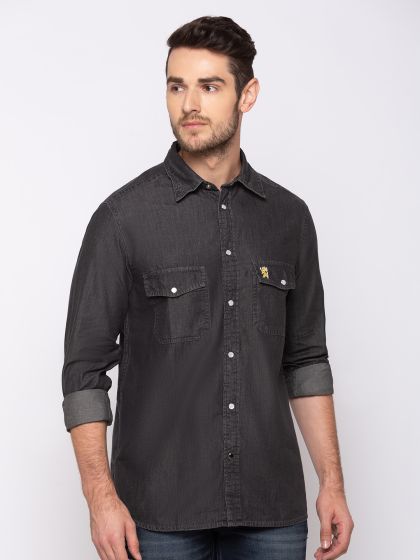 Giordano denim shirt on sale