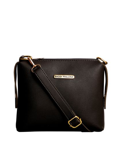 Exotic Black Sling Bag Pop colour Sling bag Black - Price in India |  Flipkart.com