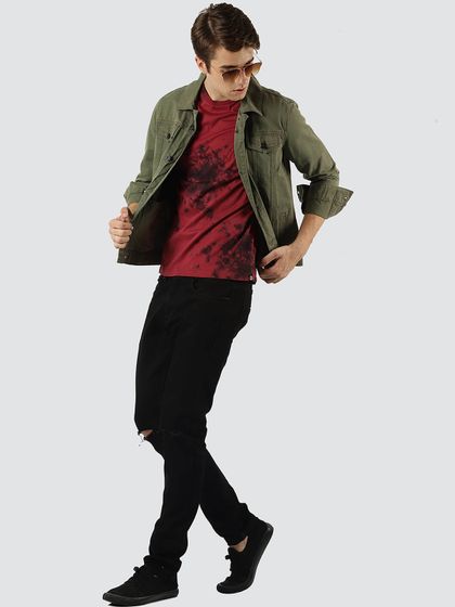 blue saint denim jacket